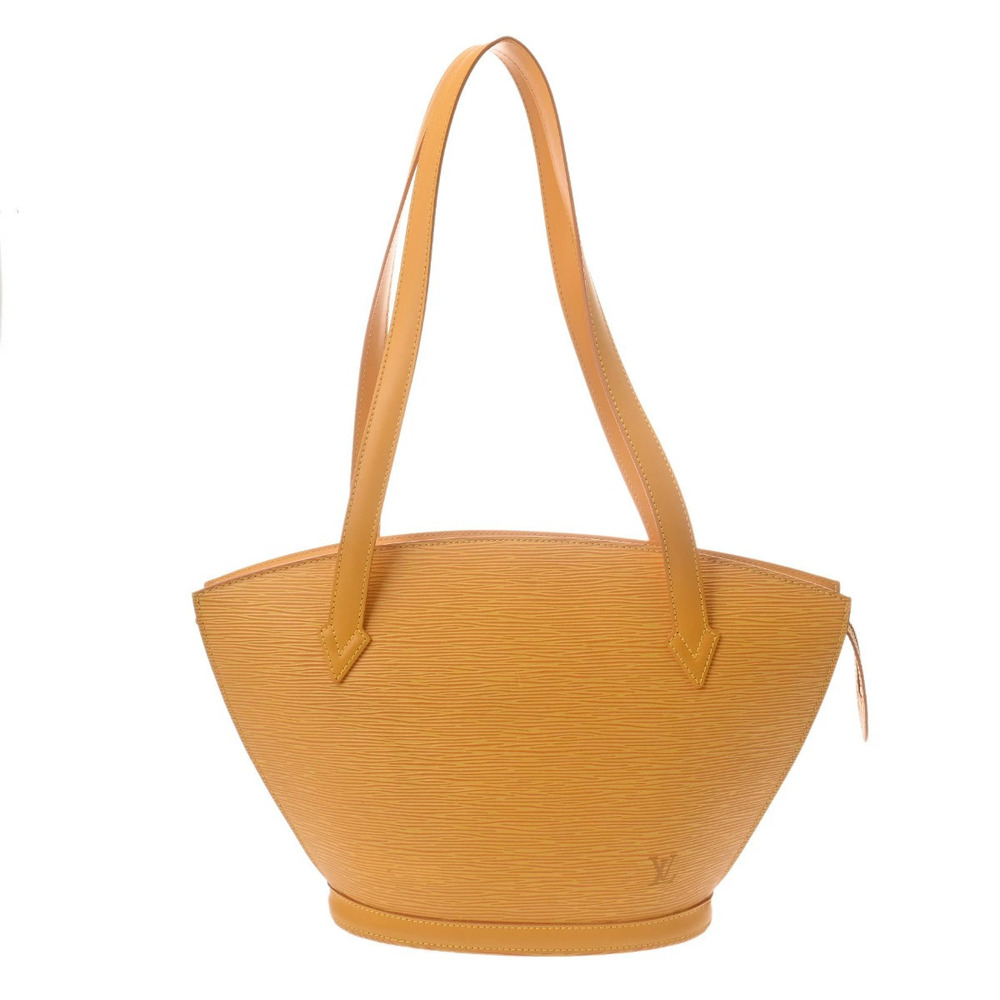 LOUIS VUITTON Epi Saint Jacques Long Tassili Yellow Leather Shoulder Bag